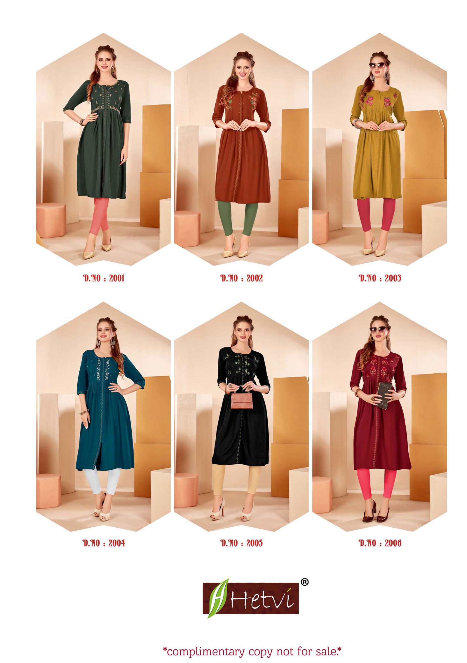 Hirwa Amira Rayon Ethnic Wear Fancy Designer Latest Kurti Collection
